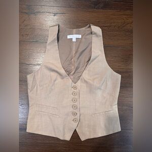 New York & Company Beige Vest